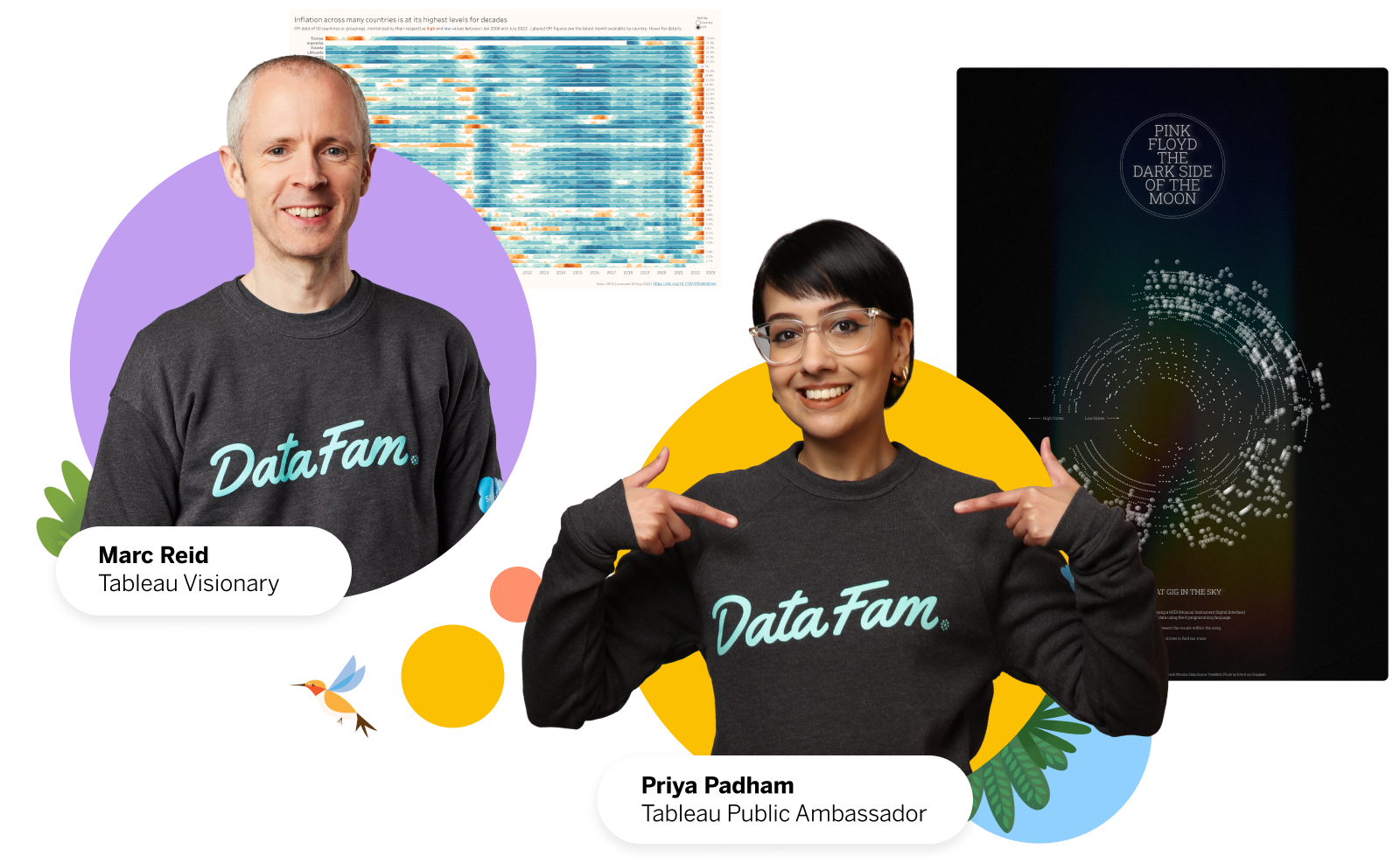 Marc Reid und Kimly Scott, Tableau Public-Botschafter